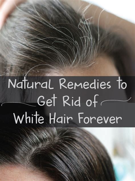 This female undercut shows off a gorgeous natural hair color and allows the white hair to really shine. Natural Remedies to Get Rid of White Hair Forever ...
