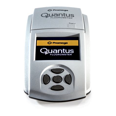 Promega Quantus Fluorometer Operating Manual Pdf Download Manualslib
