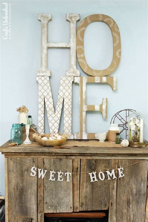 15 Awe Inspiring Diy Home Projects With Letters Gleamitup Diy Letter