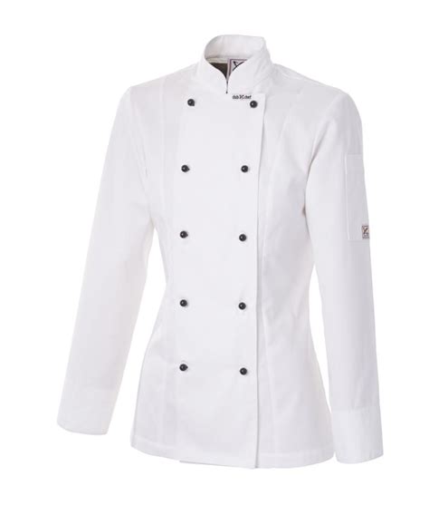 Buy 4 Get 5 Womens Executive Chef Jackets White Double Breasted