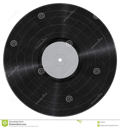 Vinyl Record Cutout Stock Image - Image: 4215031