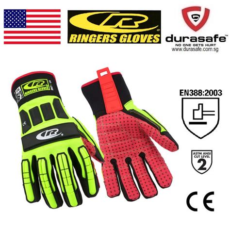 Ringers 267 Roughneck Impact And Cut Resistant Oil And Gas Rigger Glove Hi