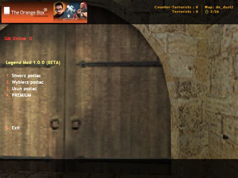 Character selection menu image - The Gate Online mod for Counter-Strike ...
