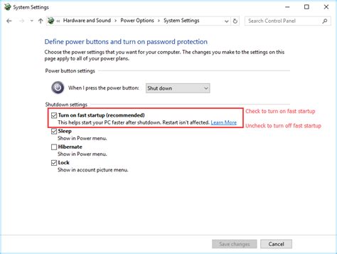 How To Enable Or Disable Fast Startup In Windows