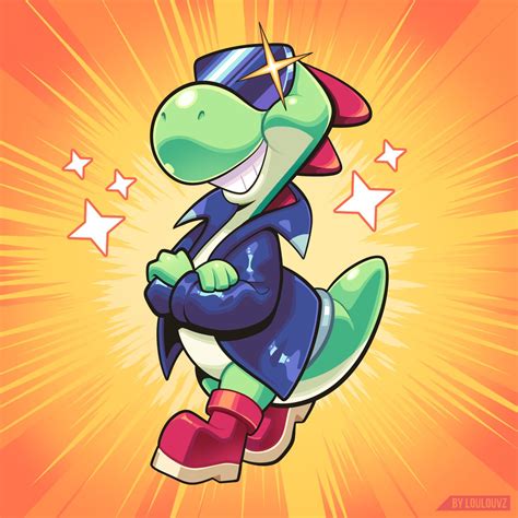¡toons on twitter rt spaicy project cool yoshi commission 😎