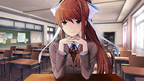 What One Can Do With The Monika After Story Mod And Photoshop Rddlc