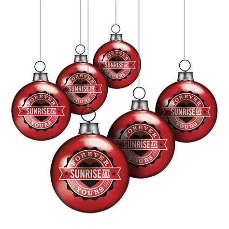 Sunrise Avenue Shop - Forever Yours Emblem - Sunrise Avenue - christmas balls, set of 6