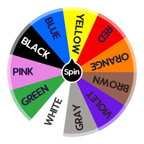 Hide And Seek In Your Color Spin The Wheel App