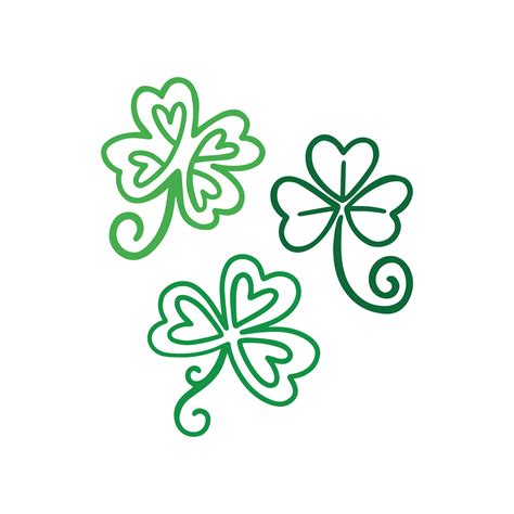 Saint Patricks Day Svg Free Clover Svg Shamrock Svg Digital Download