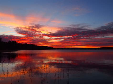 Free Images Sea Water Horizon Cloud Sunrise Sunset Lake Dawn