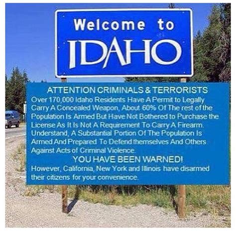 Hahaha Hilarious I Love Idaho Idahome You Have Been Warned Gun Rights Believe In God Funny