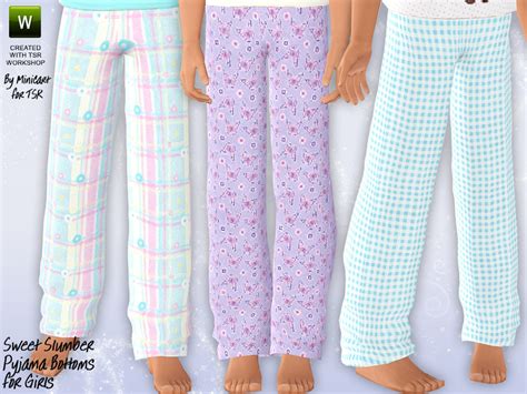 The Sims Resource Sweet Slumber Pyjama Bottoms