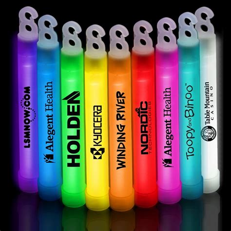 Premium Glow Sticks 6 Variety Of Colors Glow Products