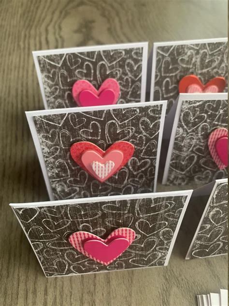 Heartthrob Valentines Pack Of 9 Mini Cards With Envelope Etsy
