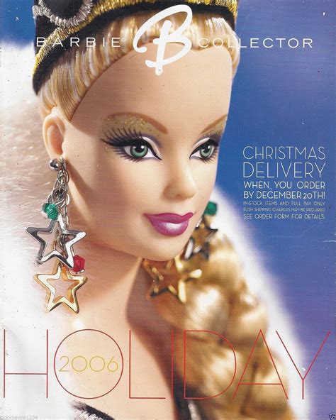 Mattel Barbie Doll Barbie Collector Holiday 2006 Catalog Magazine Barbie Mattel Barbie