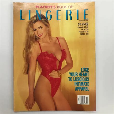 Playboy S Book Of Lingerie Special Edition Mar Apr Cindy Margolis Picclick