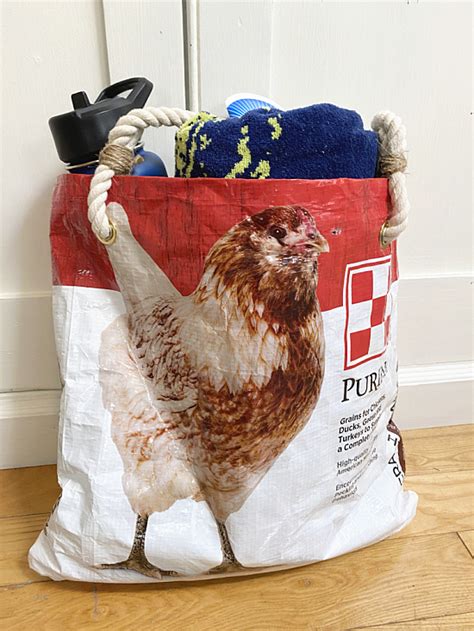 Diy Chicken Feed Bag Tote