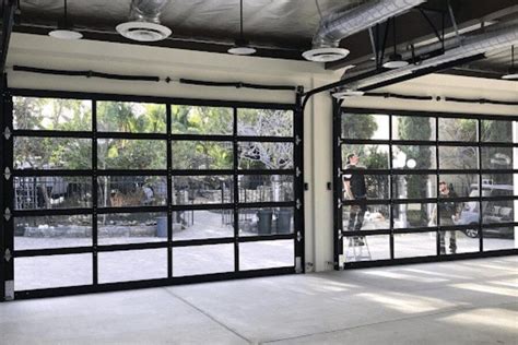 Roll Up Garage Doors With Glass Builders Villa