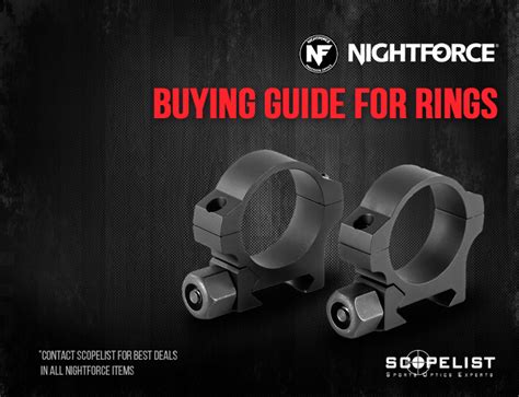 How To Pick The Best Rings For Your Rifle And Nightforce Scope