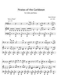 Pirates of the caribbean theme song piano sheet music free pdf. Download The Pirates Of The Caribbean For Cello & Piano ( Easy Version ) Sheet Music By Hans ...