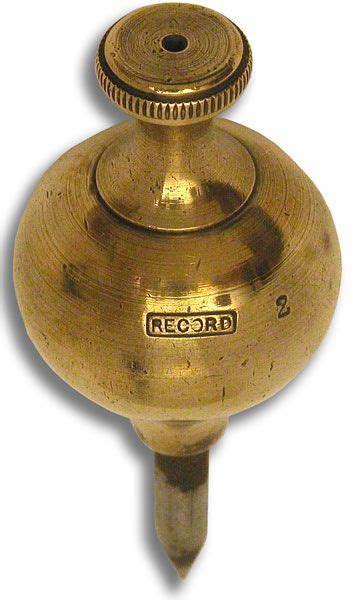 Solid Brass Plumb Bob By Record Click To Enlarge In 2020 Plumbing Solid Brass Old Tools