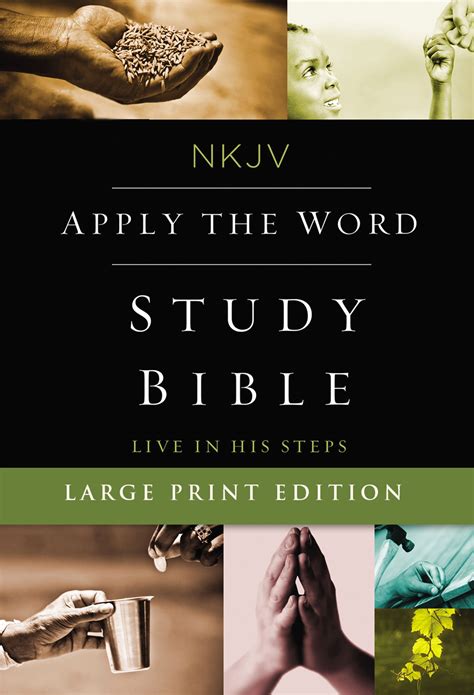 Nkjv Apply The Word Study Bible Large Print Red Letter Edition