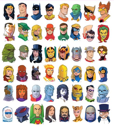 Artwork Dc Superheroes And Supervillains By Craig Rousseau Rdccomics