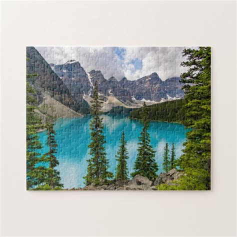 Moraine Lake In Banff National Park Canada Jigsaw Puzzle Zazzle