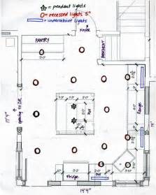 When installing recessed lighting, it is best to place the lights at least 2.5 to 3 feet away from the bedroom wall. recessed lighting layout diagram | Kitchen recessed ...