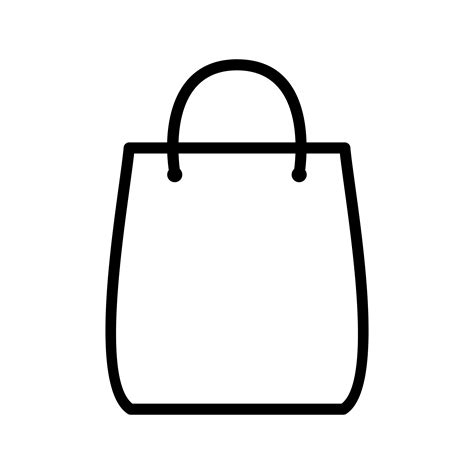 Shopping Bag Icon Vector