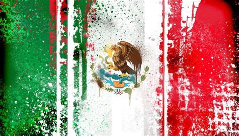 Mexican Flag Abstract Painting Wallpaper Mexico Wallpaper Wallpaper