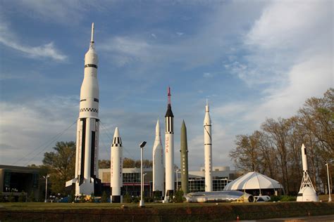 Historic Rockets at the NASA Park in Huntsville, Alabama image - Free