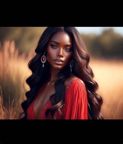 Black Women Art Beautiful Fantasy Art Beautiful Black Women Afro