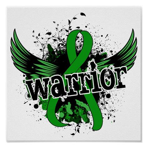 Warrior 16 Kidney Disease Poster Zazzle Kidney Disease Awareness