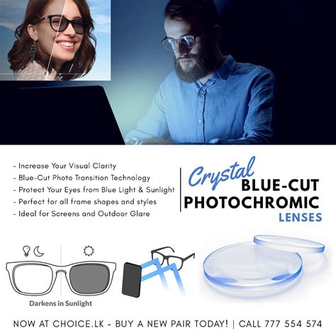 Blue Cut Photochromic Lenses Choice Lk