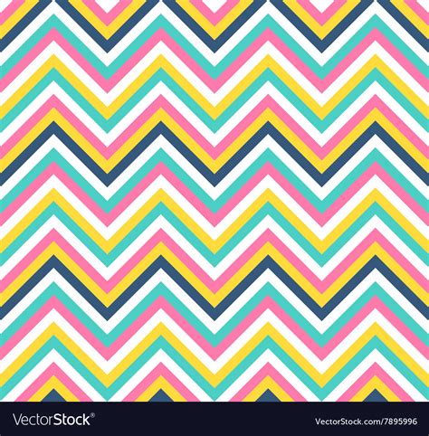 Seamless Colorful Chevron Pattern Royalty Free Vector Image