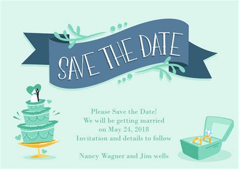 Save The Date Event Templates