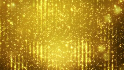 Golden Background And Sparkles Animation Stock Footage Video 100