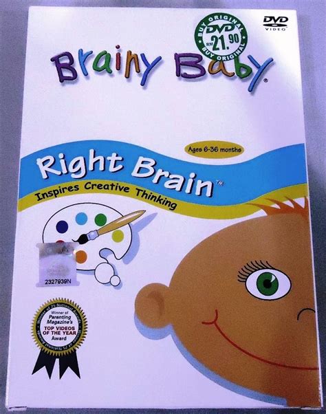 Brainy Baby Right Brain Inspires Creative Thinking Dvd Infant