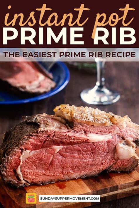 This recipe takes advantage of the reverse sear method to yield prime rib with a deep brown, crisp, crackly salty crust surrounding a. Reverse Sear Instant Pot Prime Rib #SundaySupper | Recipe ...
