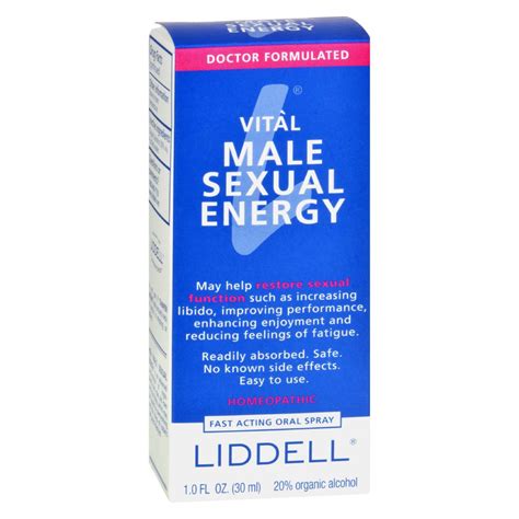 Buy Liddell Homeopathic Energy Male 1 Ounce At Spamedbeauty