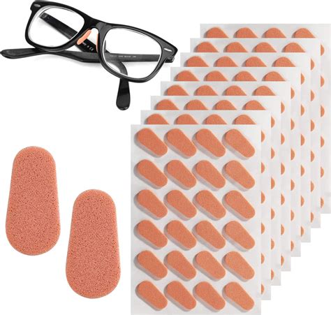 akwox 96 pairs soft foam nose pads self adhesive eyeglass nose pads anti slip eyeglass nose pads