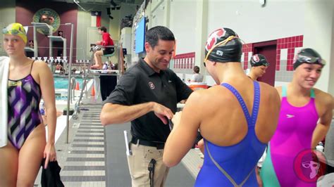 A Day In The Meet Life Stanford Womens Swimming Youtube