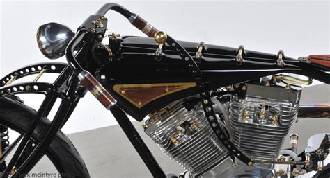 Chop Deluxe Stunning Motorcycle By Builder Shaun Ruddy Iron Trader News