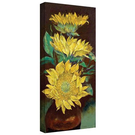 Artwall Sunflowers By Michael Creese Painting Print On