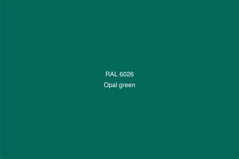 Ral 6026 Colour Opal Green Ral Green Colours Ral Colour Chart Uk