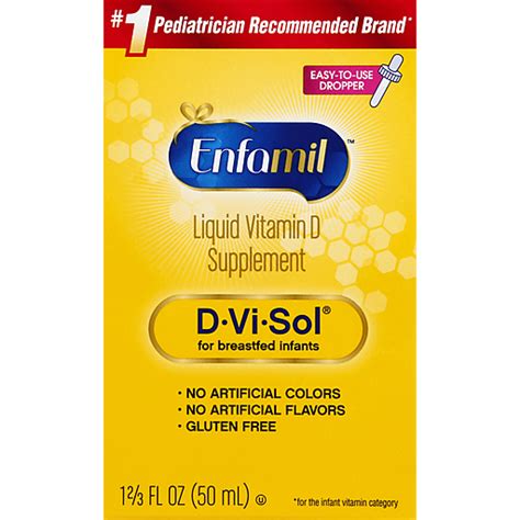 Enfamil D Vi Sol Liquid Vitamin D Supplement 167 Fl Oz Box Shop