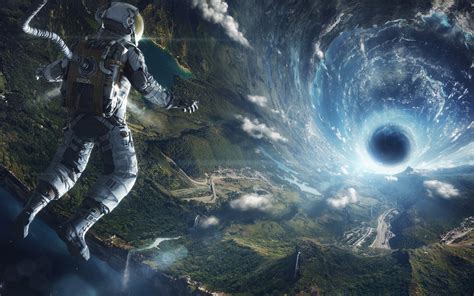 Wallpaper Astronaut Black Hole Sci Fi 4k 5k Space 12623