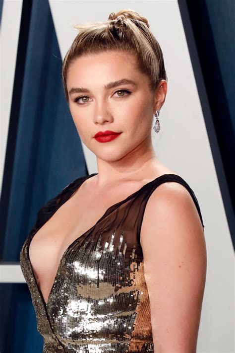 Florence Pugh At The 2020 Vanity Fair Oscar Party Florence Pugh S