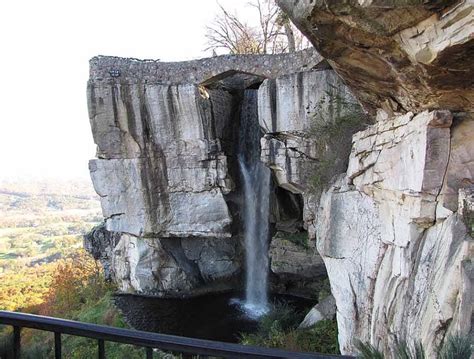 Lookout Mountain Rock City And Ruby Falls Cave At Tennessee Georgia